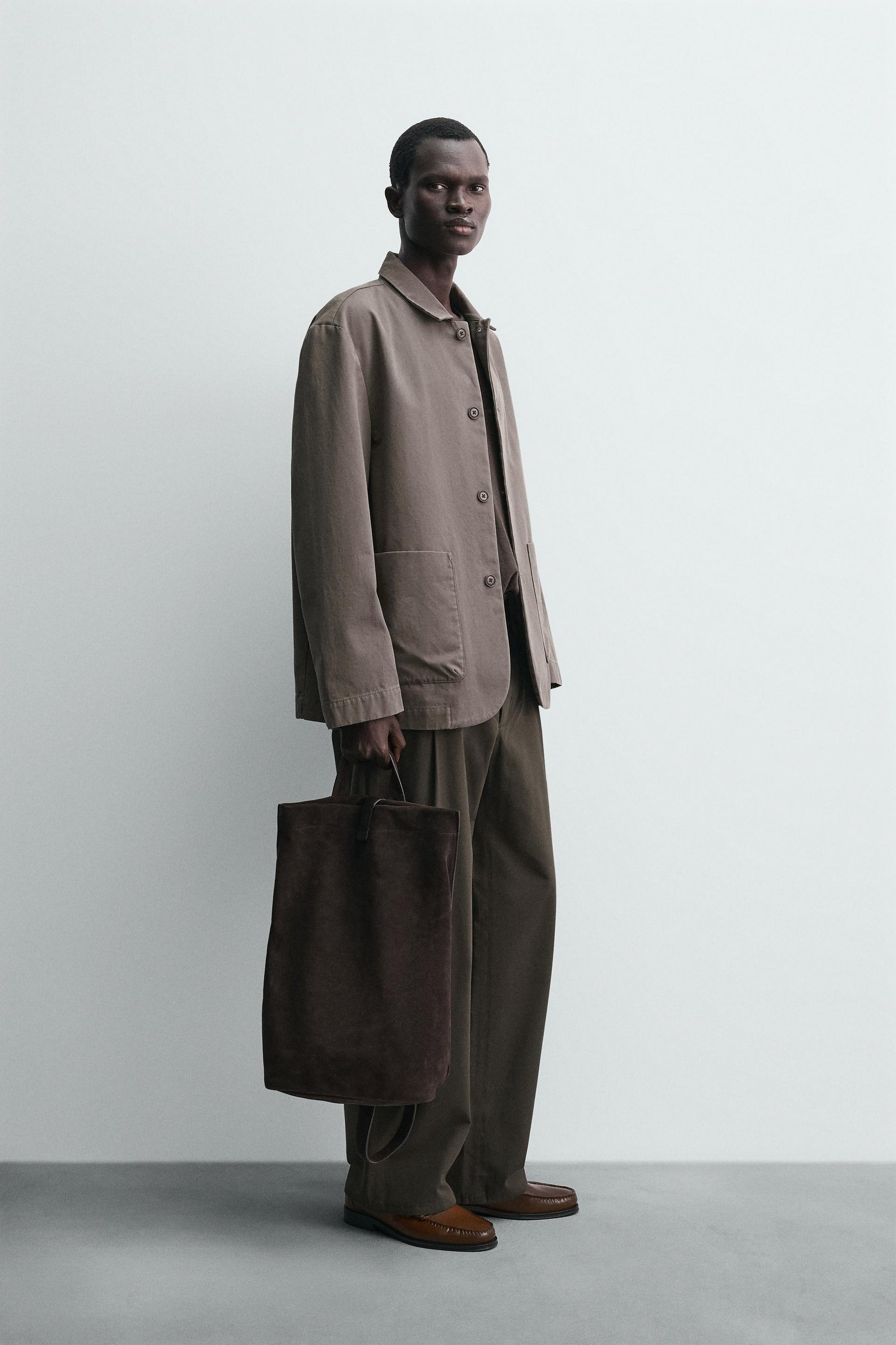 COTTON RELAXED FIT BLAZER - Image 4