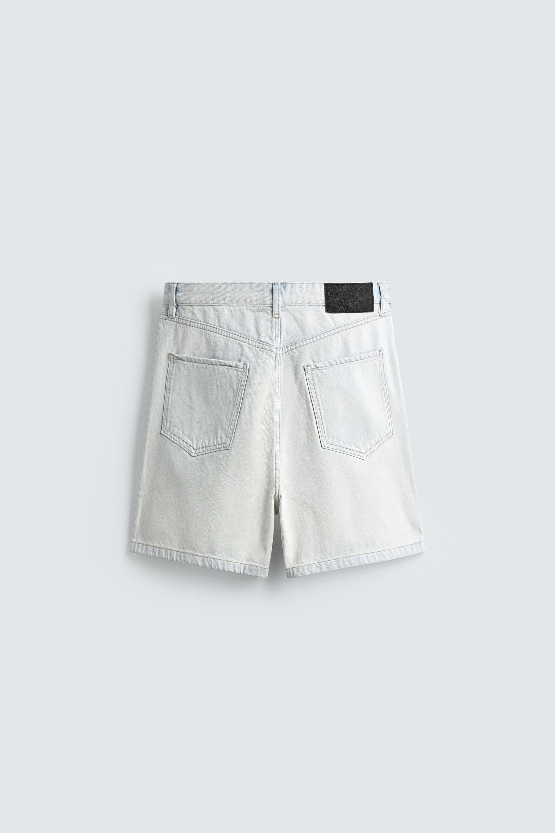 REGULAR FIT DENIM SHORTS - Image 7