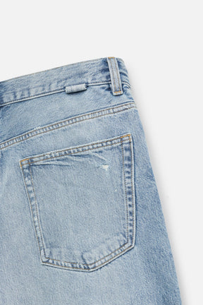 RIPPED BAGGY FIT DENIM BERMUDA SHORTS - Image 9