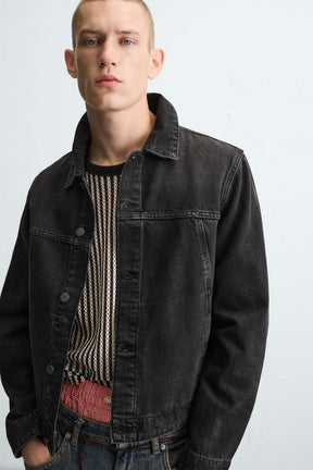 BASIC DENIM JACKET - Image 5