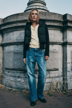 Wattierte Kapuzenjacke