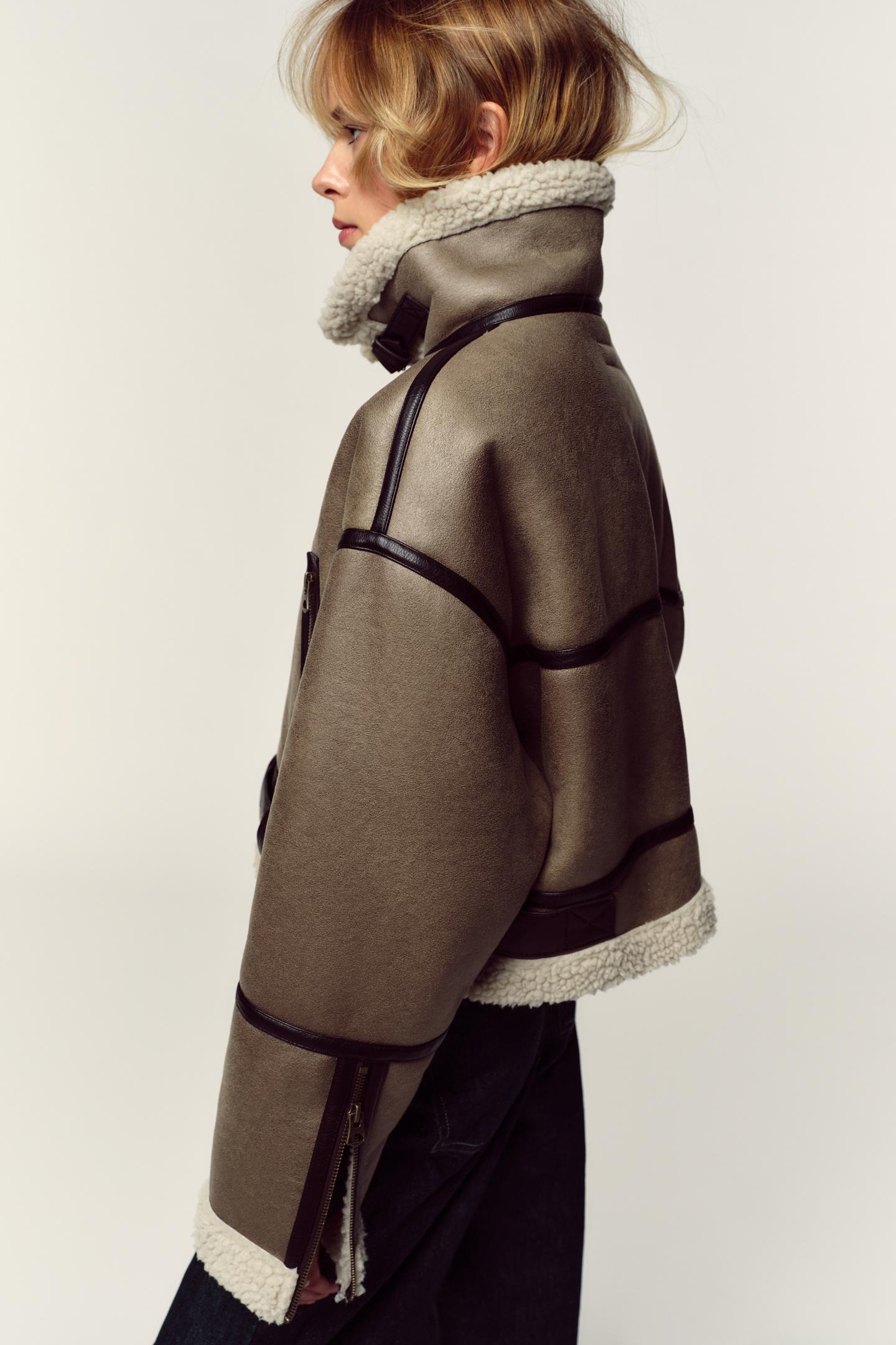 Kurze doppelseitige Jacke