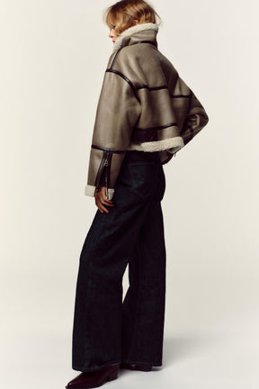 Doppelseitige Kurzjacke