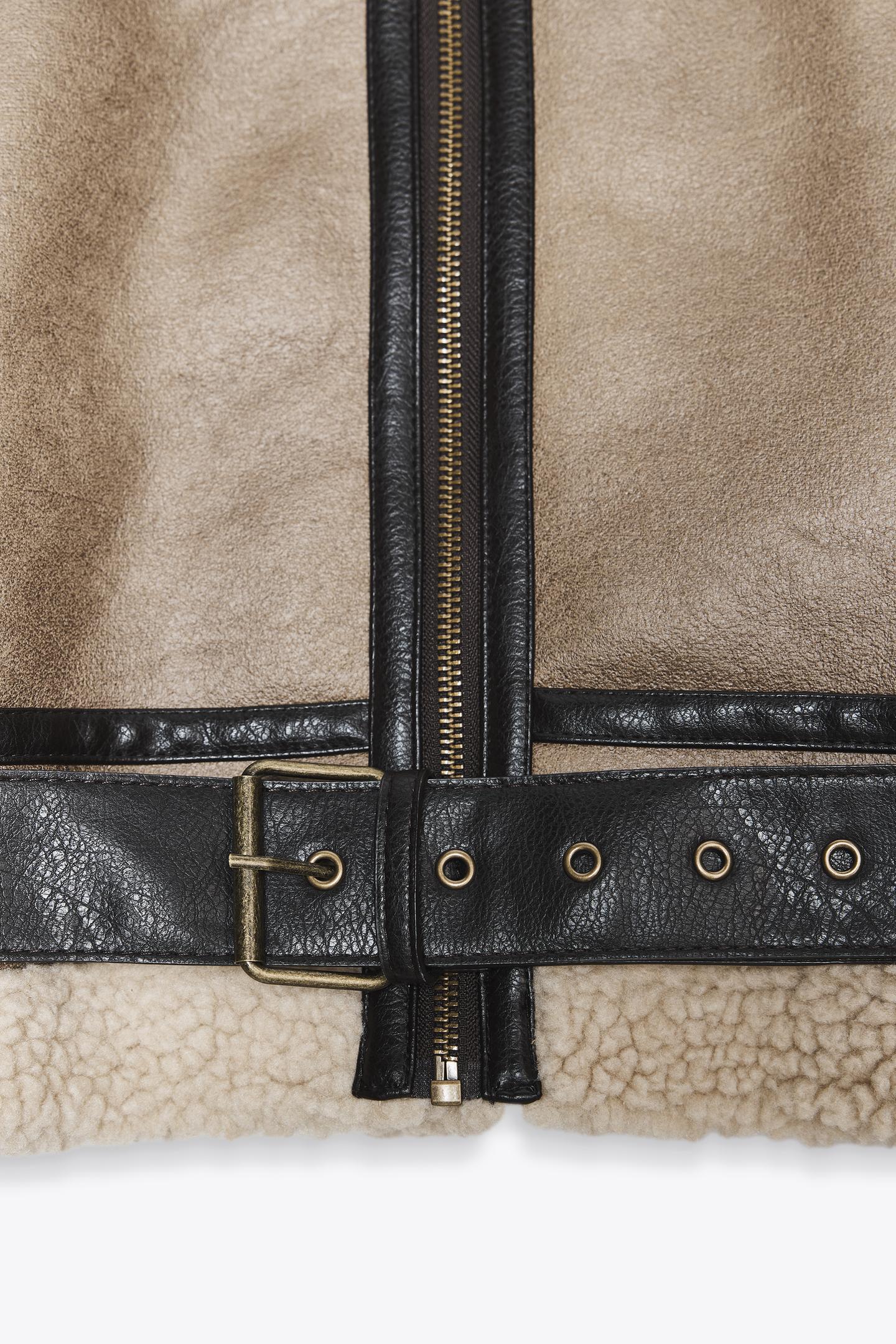 Kurze doppelseitige Jacke