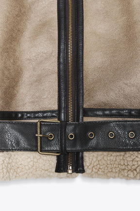 Kurze doppelseitige Jacke