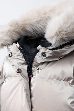 Metallic Down Ski Jacket - Image 6