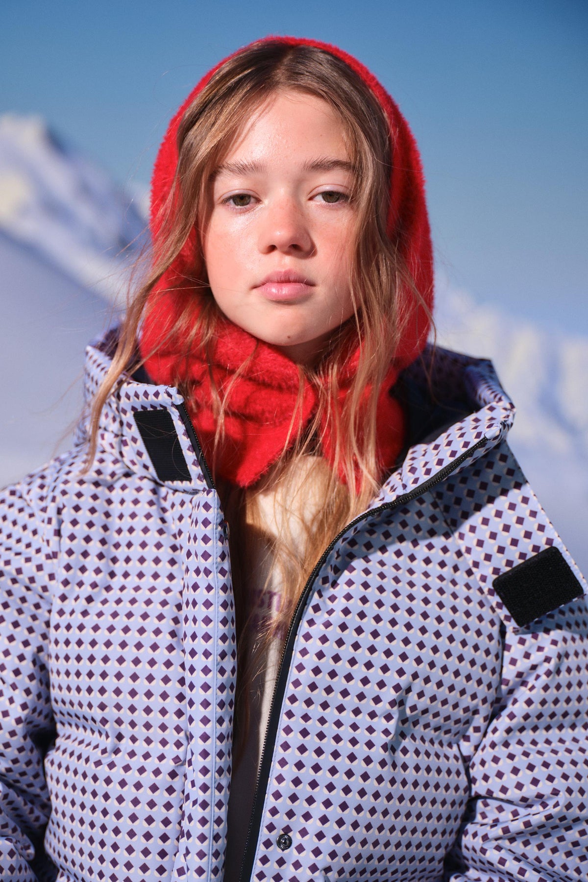 Geometric Down Puffer Jacket - Image 2