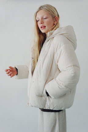 HOODED PADDED JACKET - Image 2