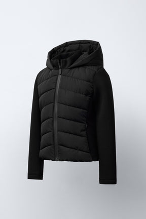NEOPRENE-EFFECT SLEEVE PADDED JACKET - Image 2