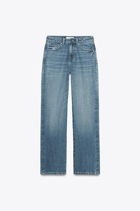 High-Rise Regular Jeans 