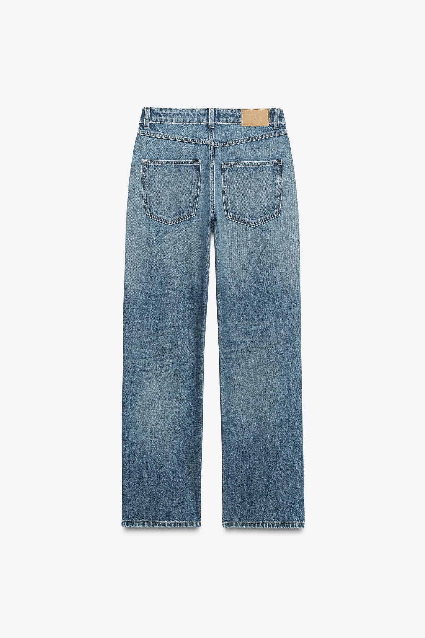 High-Rise Regular Jeans 