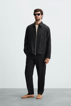 LINEN OVERSHIRT - Image 1