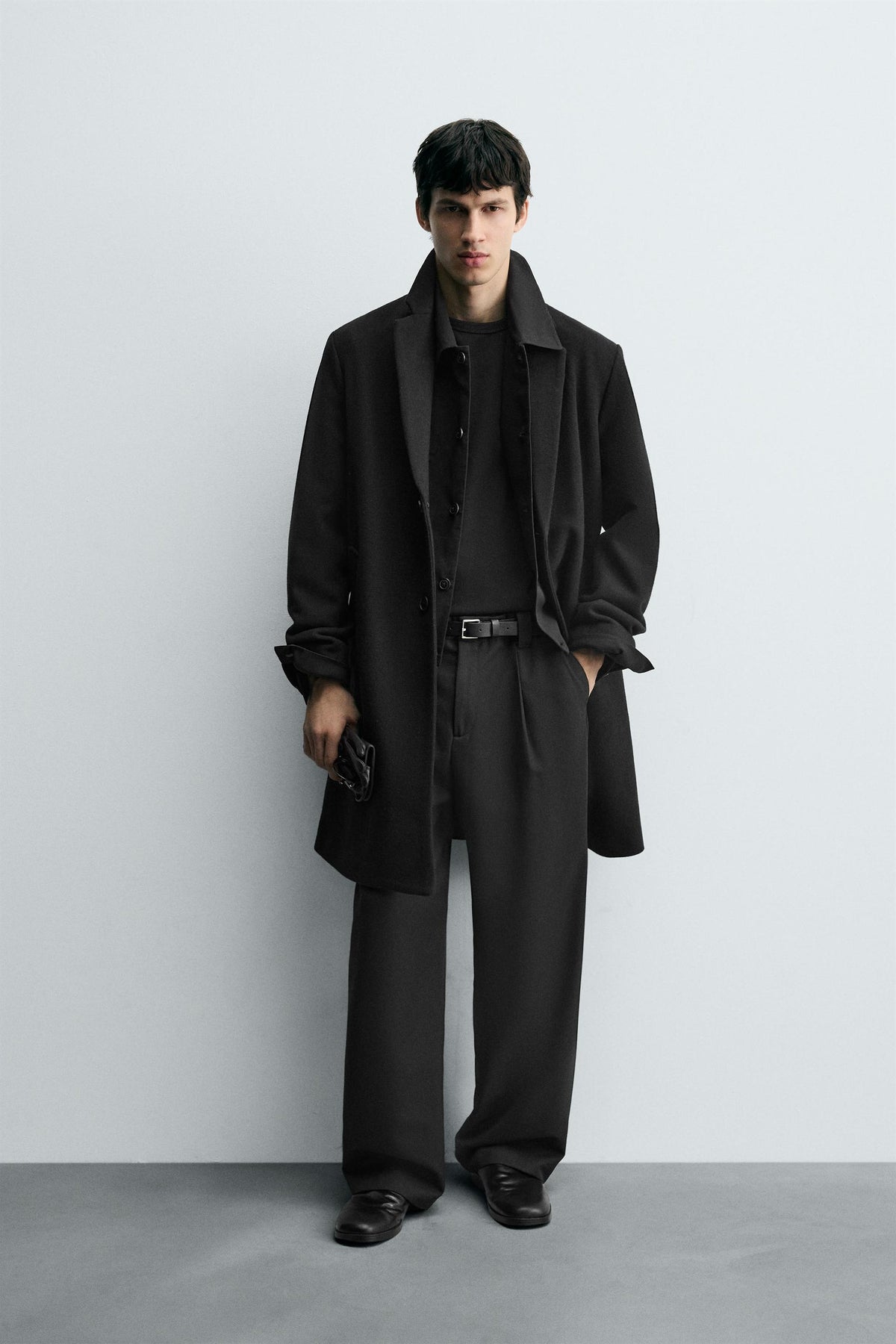 REGULAR FIT WOOL COAT - Image 1