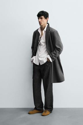 REGULAR FIT WOOL COAT - Image 4