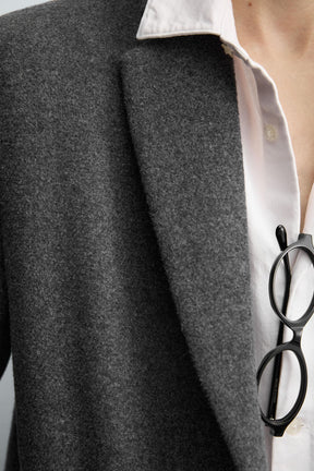 REGULAR FIT WOOL COAT - Image 7