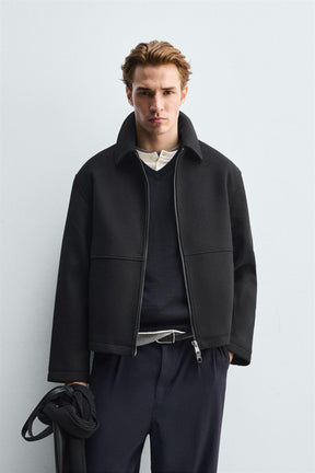 TEXTURED ZIP-UP JACKET - Image 2