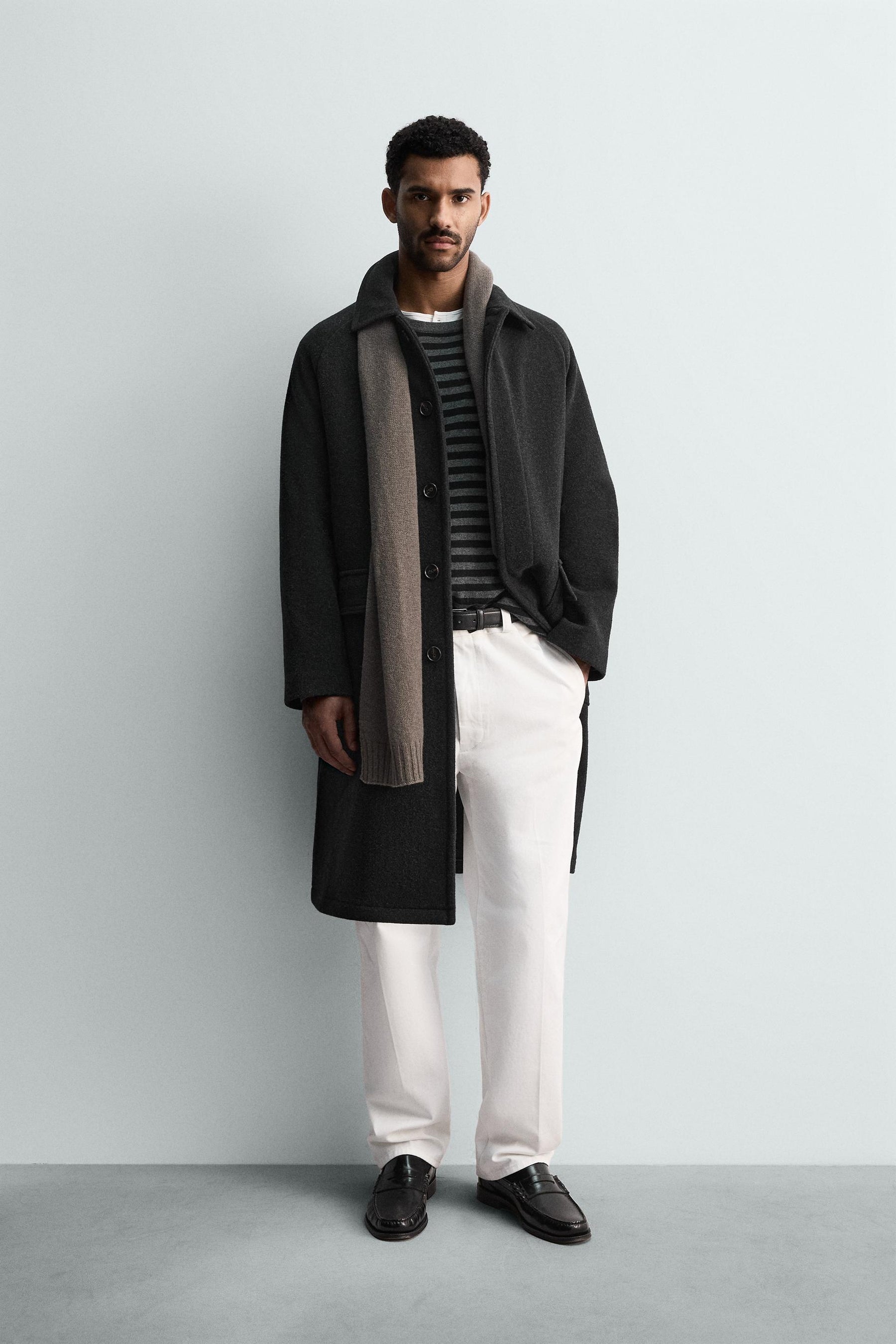 WOOL COAT WITH POCKETS - Image 1