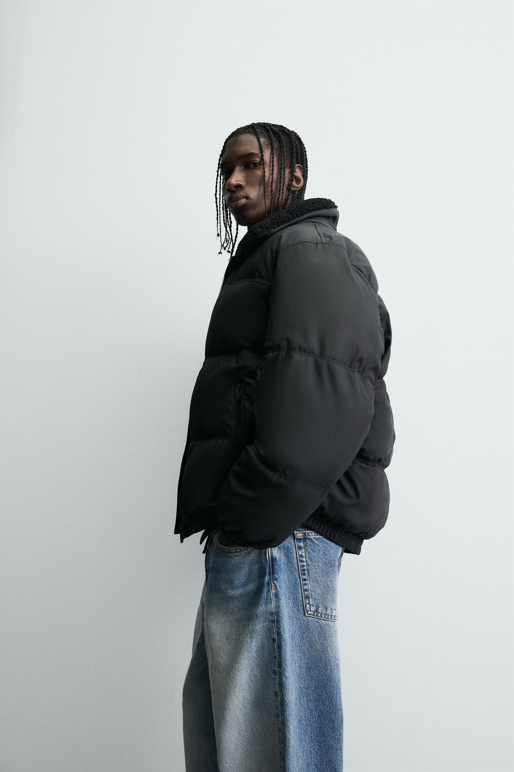 RUBBERISED PUFFER JACKET - Image 5