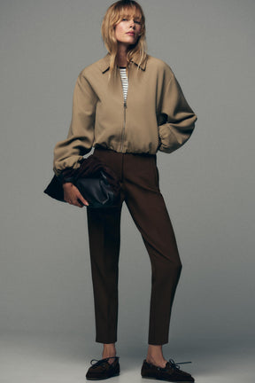 Hochtaillierte Hosen 