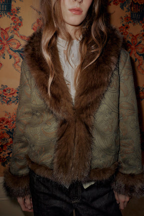 GESTICKTE DOPPELWEITJACKE