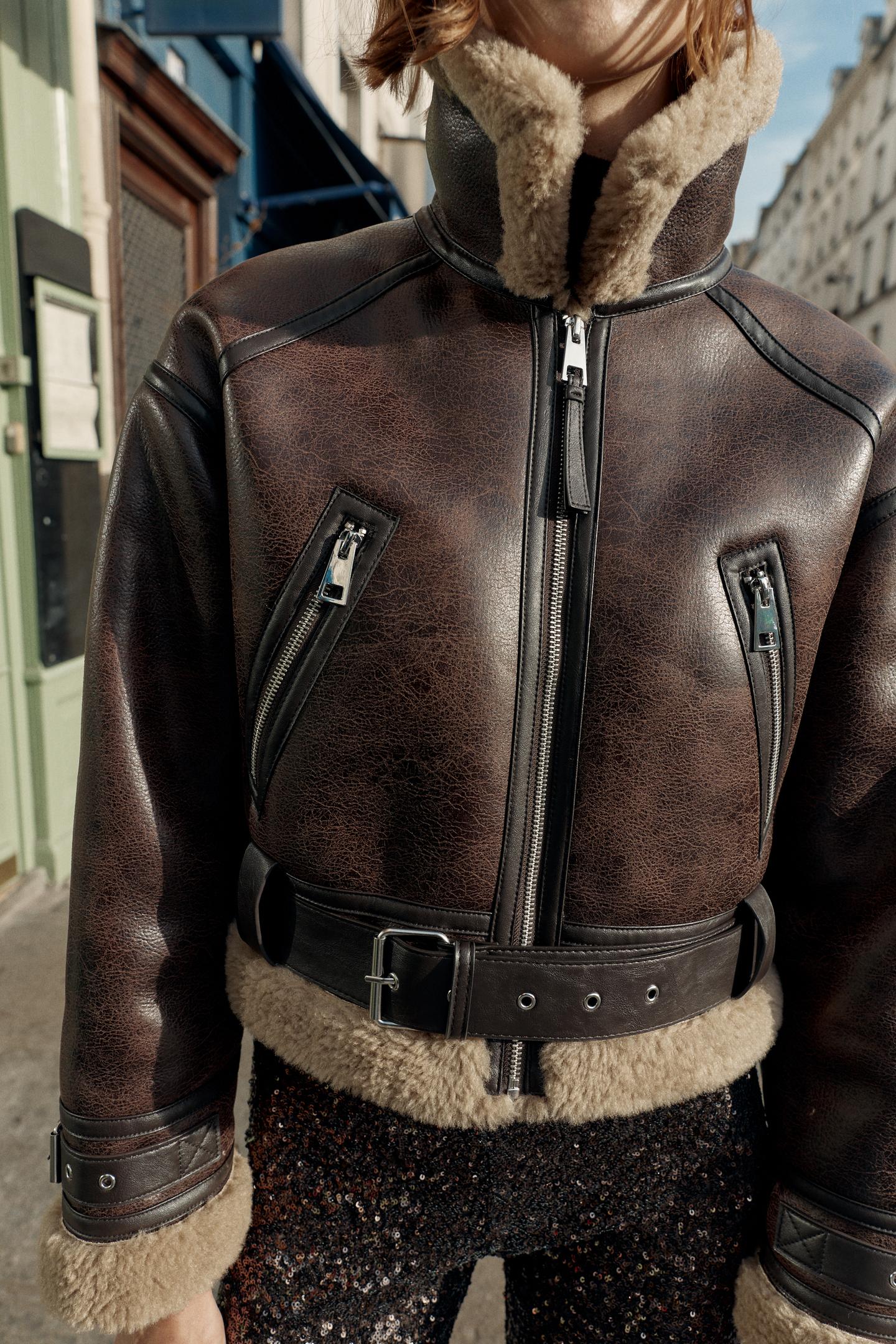 Kurze doppelseitige Jacke