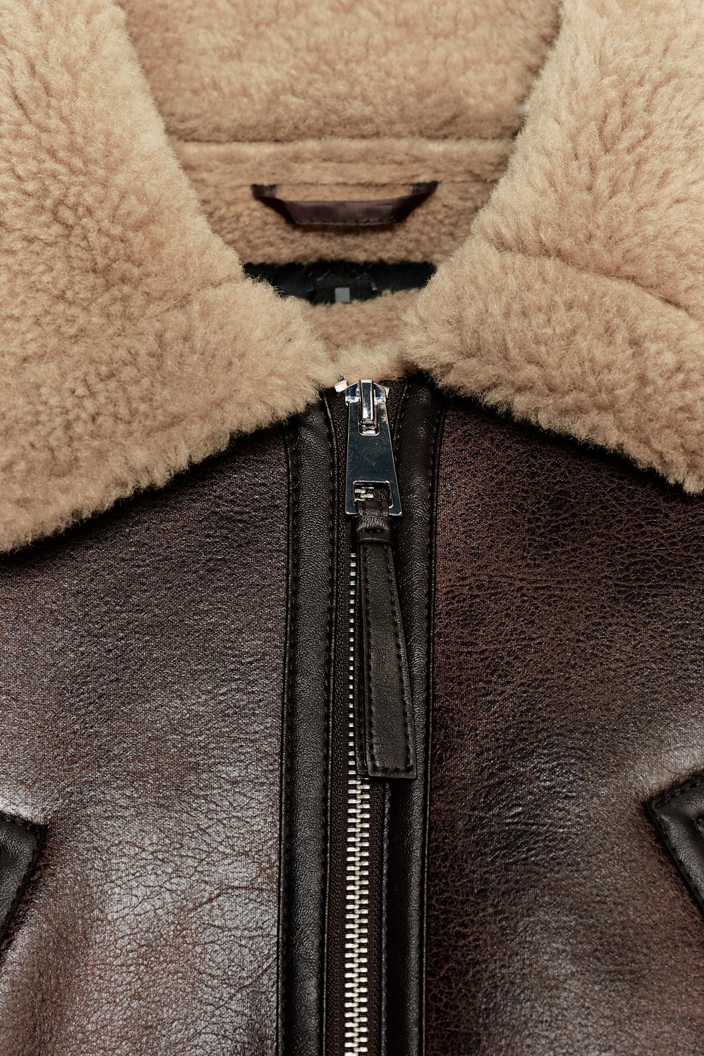 Kurze doppelseitige Jacke