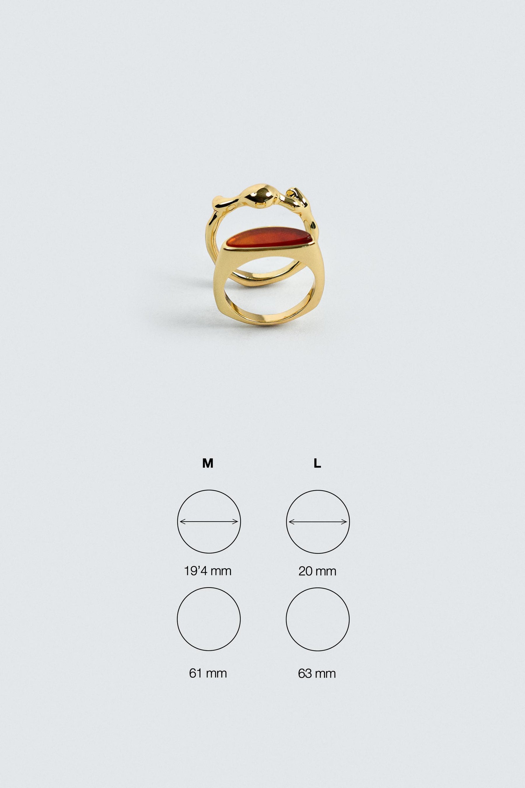 PACK OF 2 COMBINED RINGS - Image 4