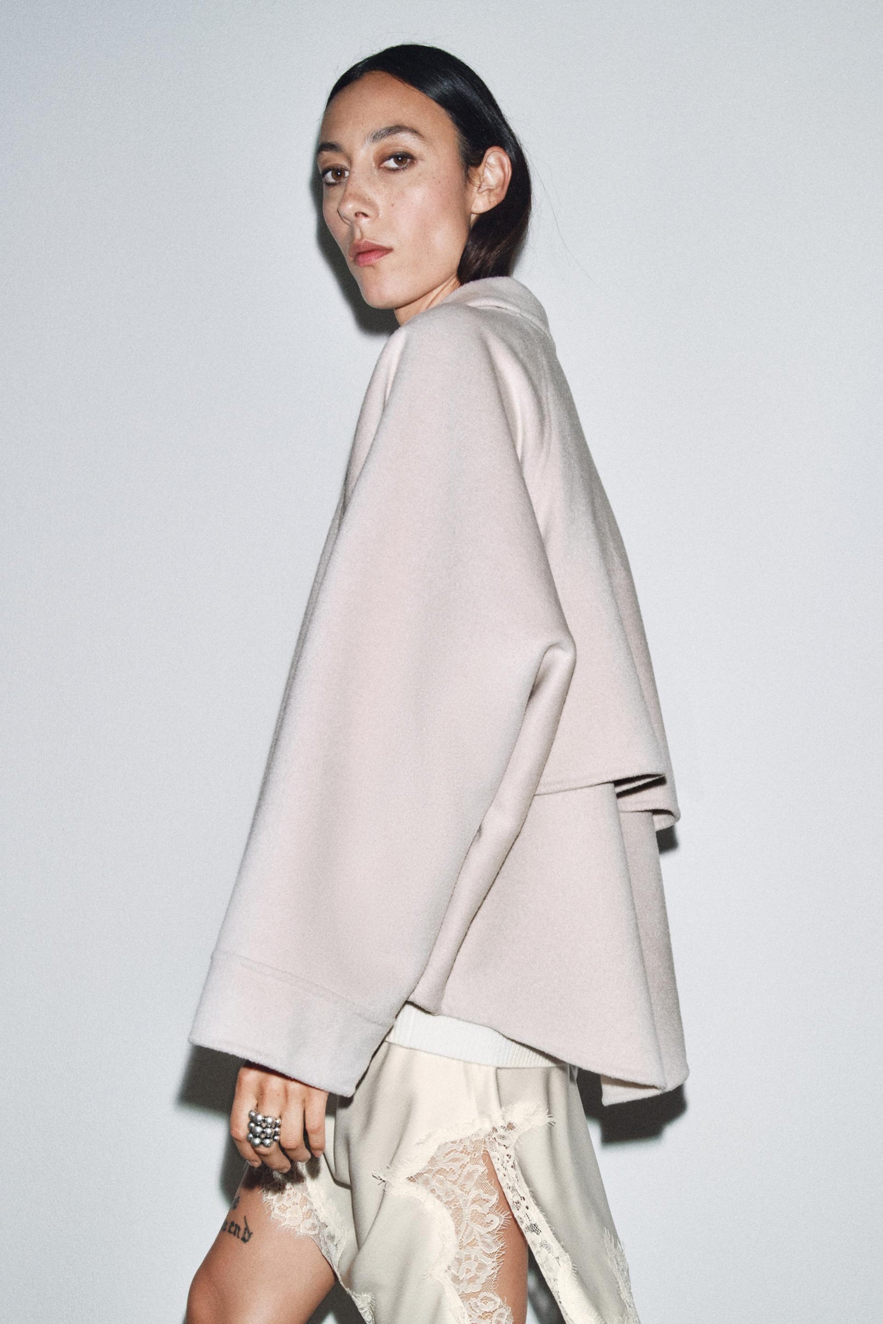 Wolljacke mit Reißverschluss