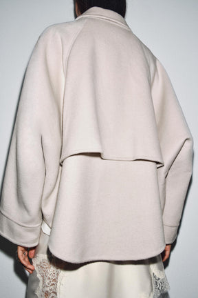 Wolljacke mit Reißverschluss