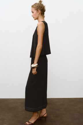 Plissierte Culotte-Hosen