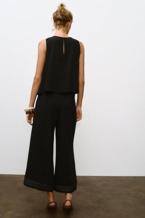 Plissierte Culotte-Hosen