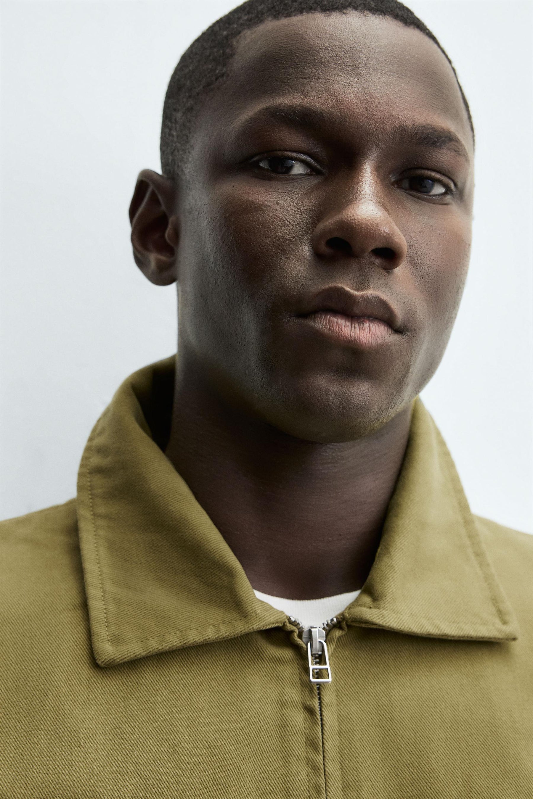 TEXTURED ZIP-UP OVERSHIRT - Image 6