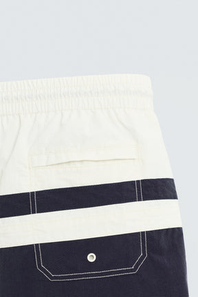 COLOUR BLOCK LONG SWIMMING TRUNKS - Image 4