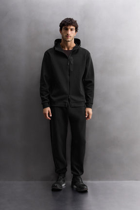 Funktionsjogginghose mit Reißverschluss