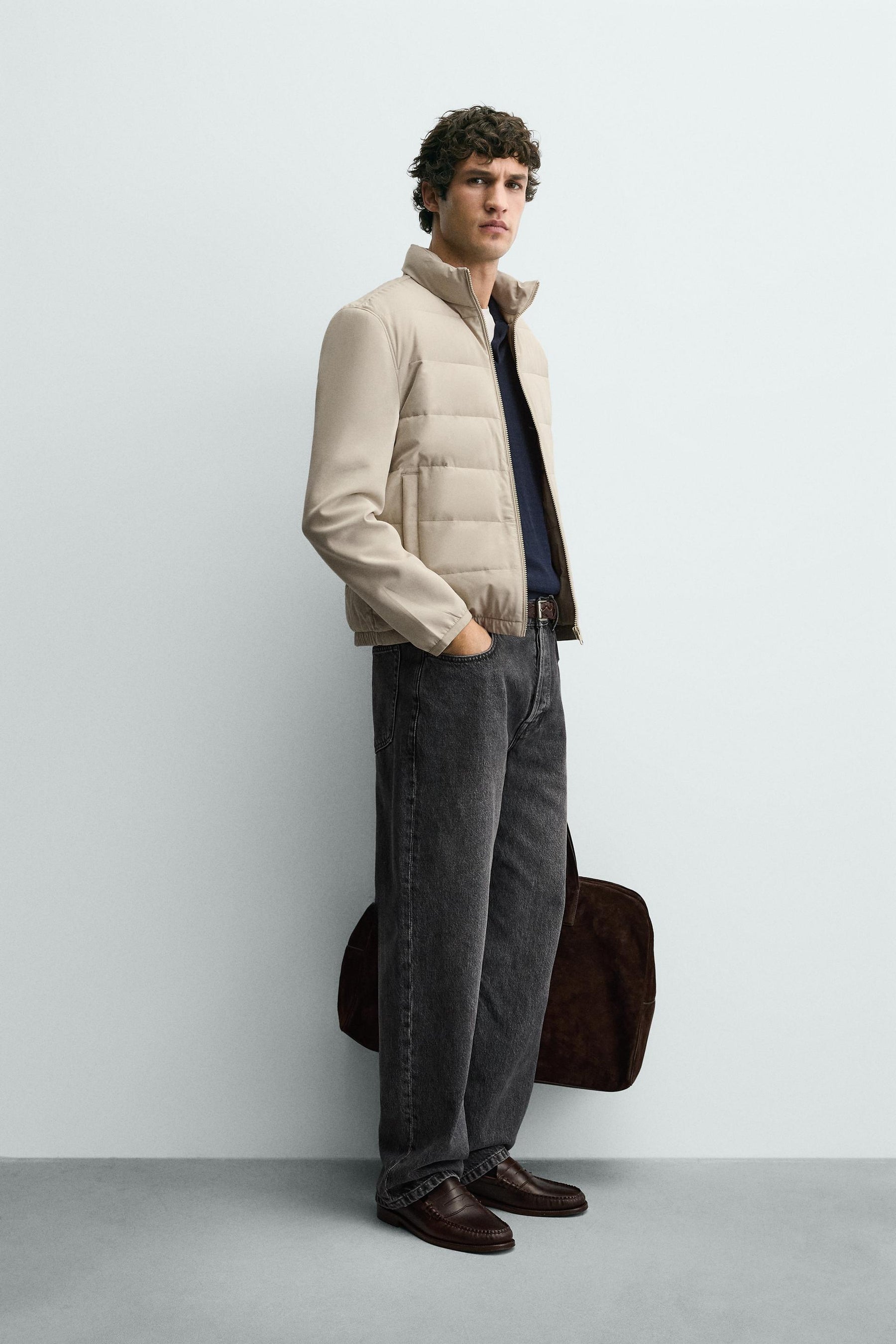 Kombinierte Steppjacke