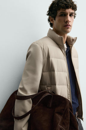 Kombinierte Steppjacke