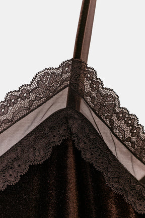 Samtspitzen-Camisole