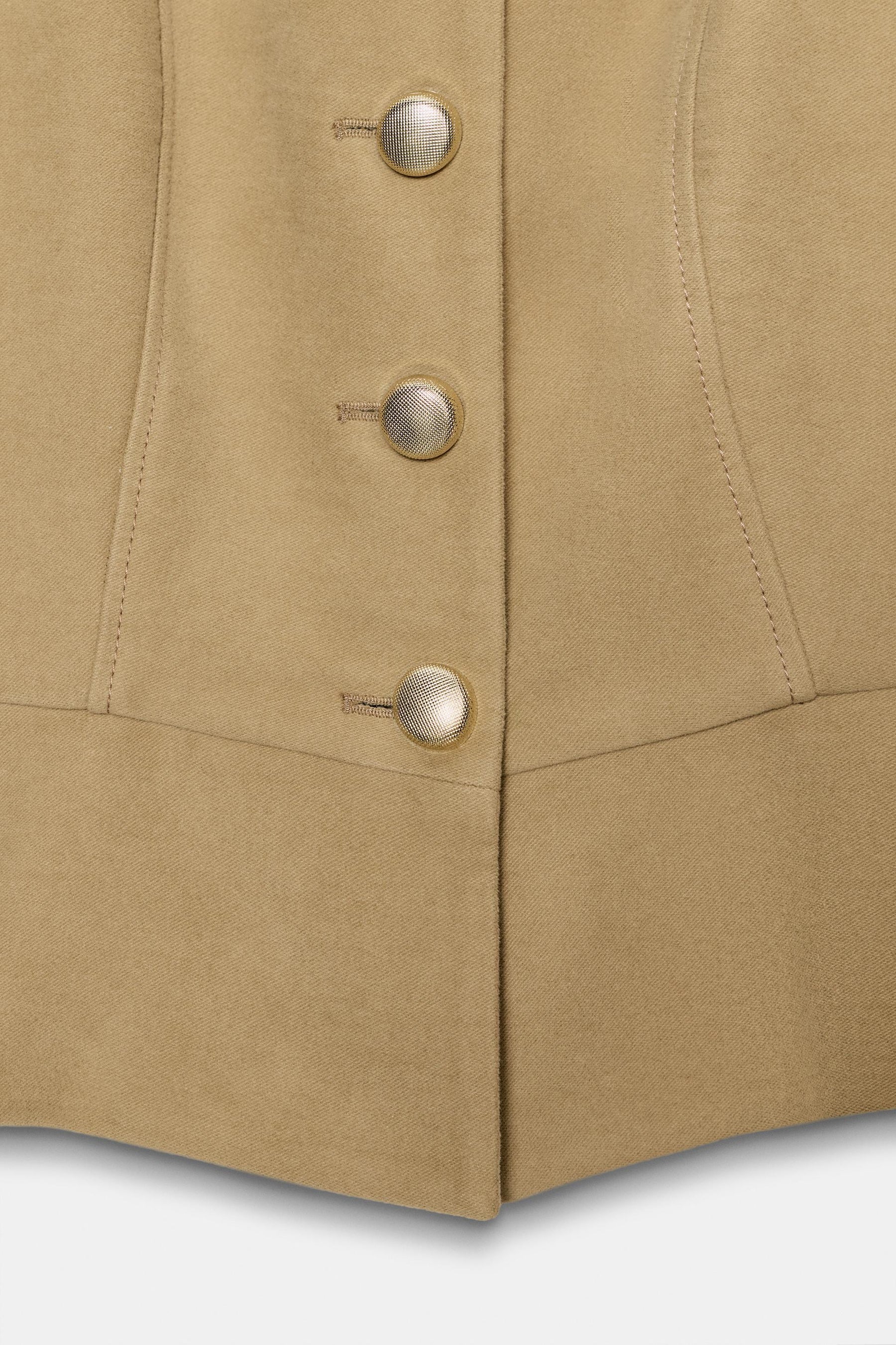 Puffärmel aus Wildlederimitat