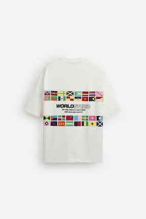 FLAG PRINT T-SHIRT - Image 9