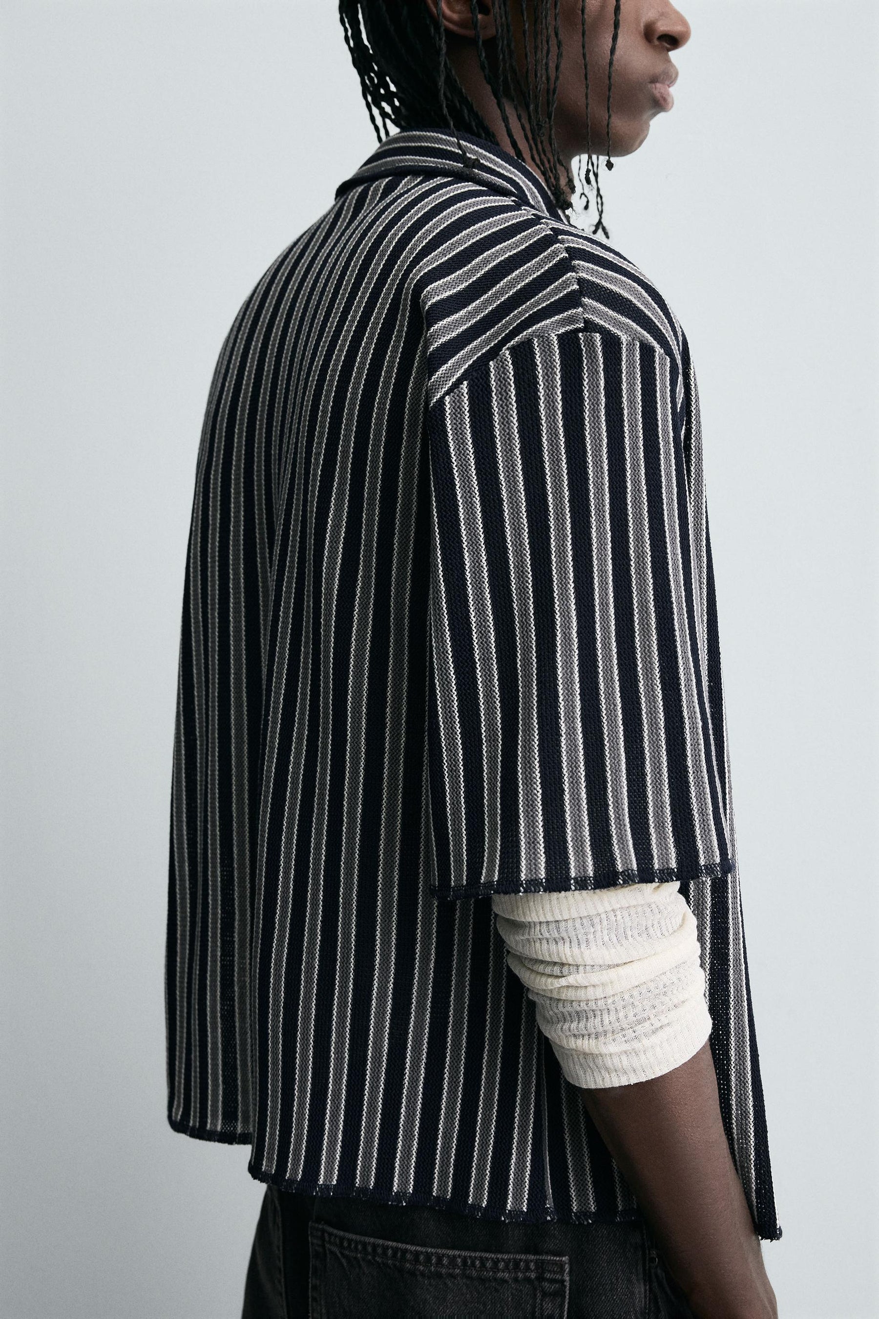 STRIPED JACQUARD SHIRT - Image 6