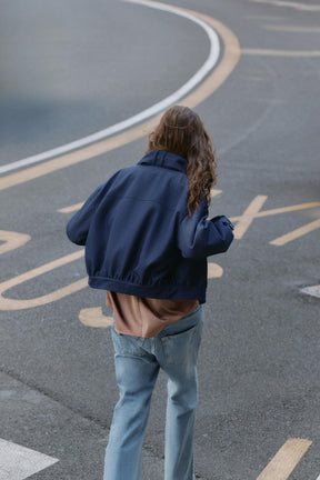 BOMBERJACKE MIT HOCHKRAGEN