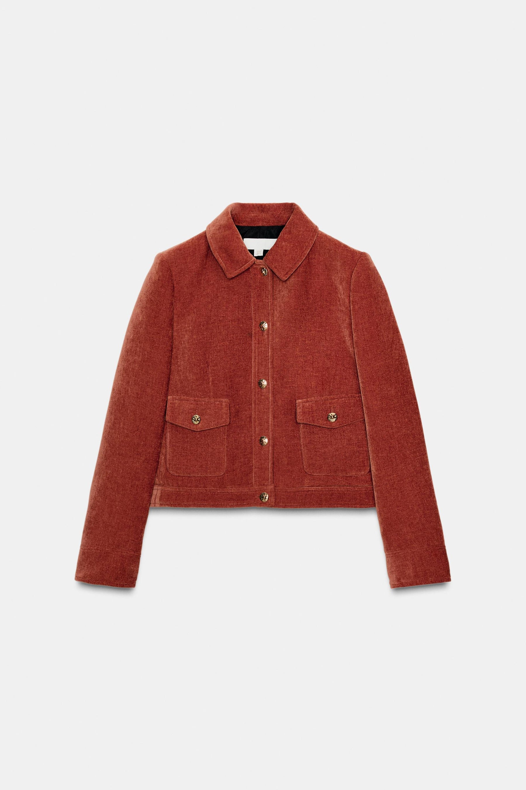 Samtjacke mit Schulterpolstern