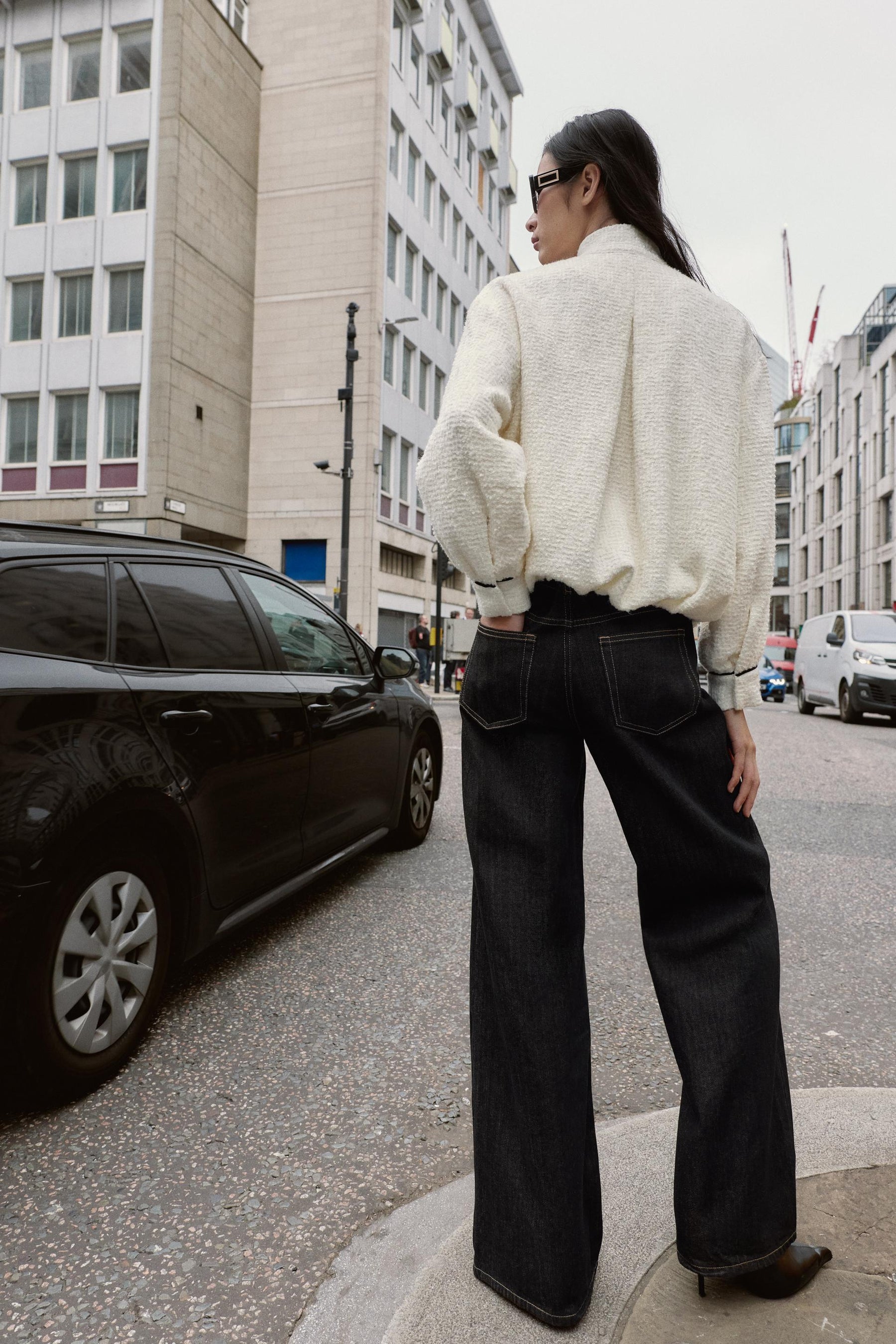 BOMBERJACKE MIT BESATZ