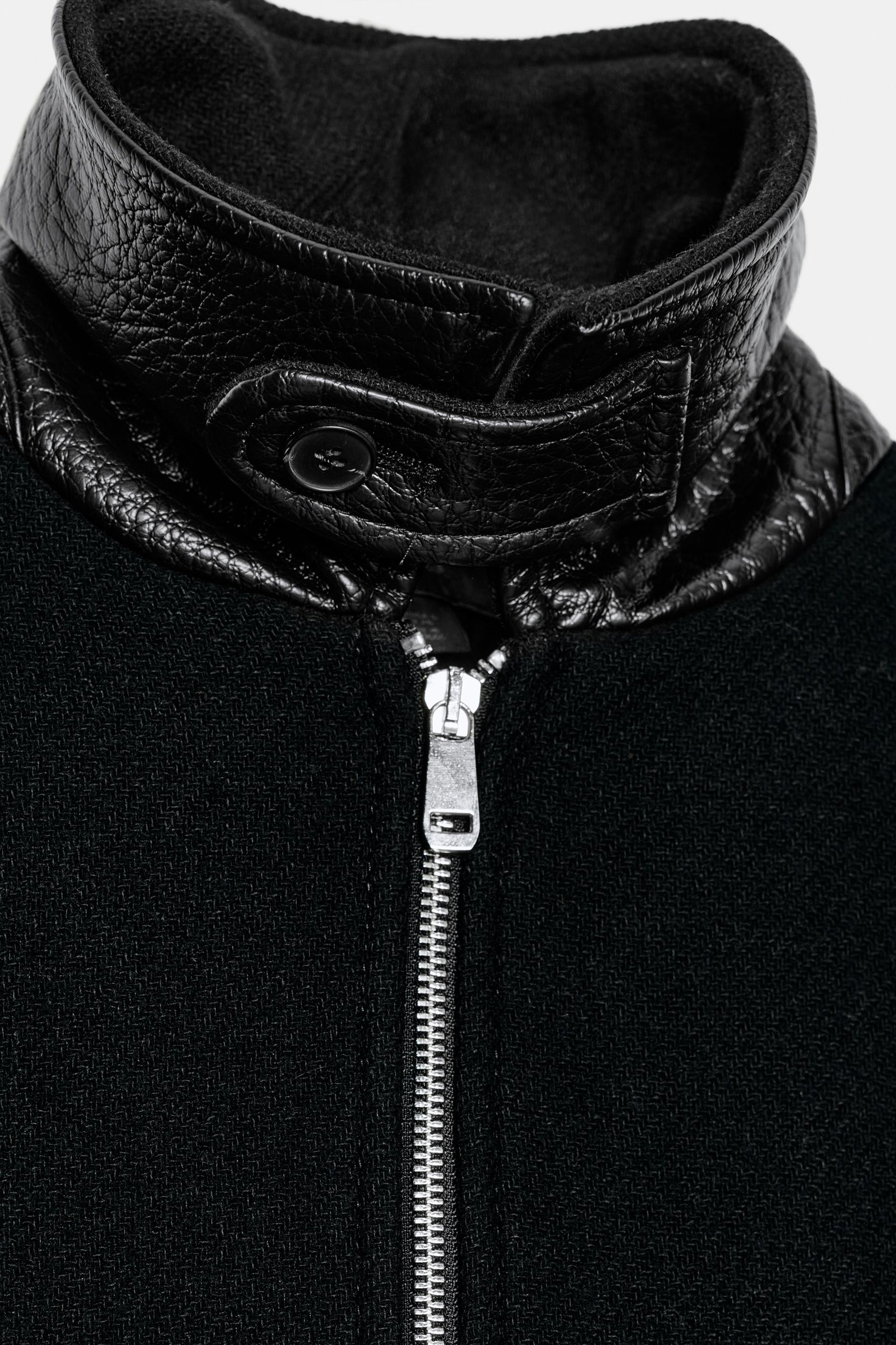 Bomberjacke aus Wolle