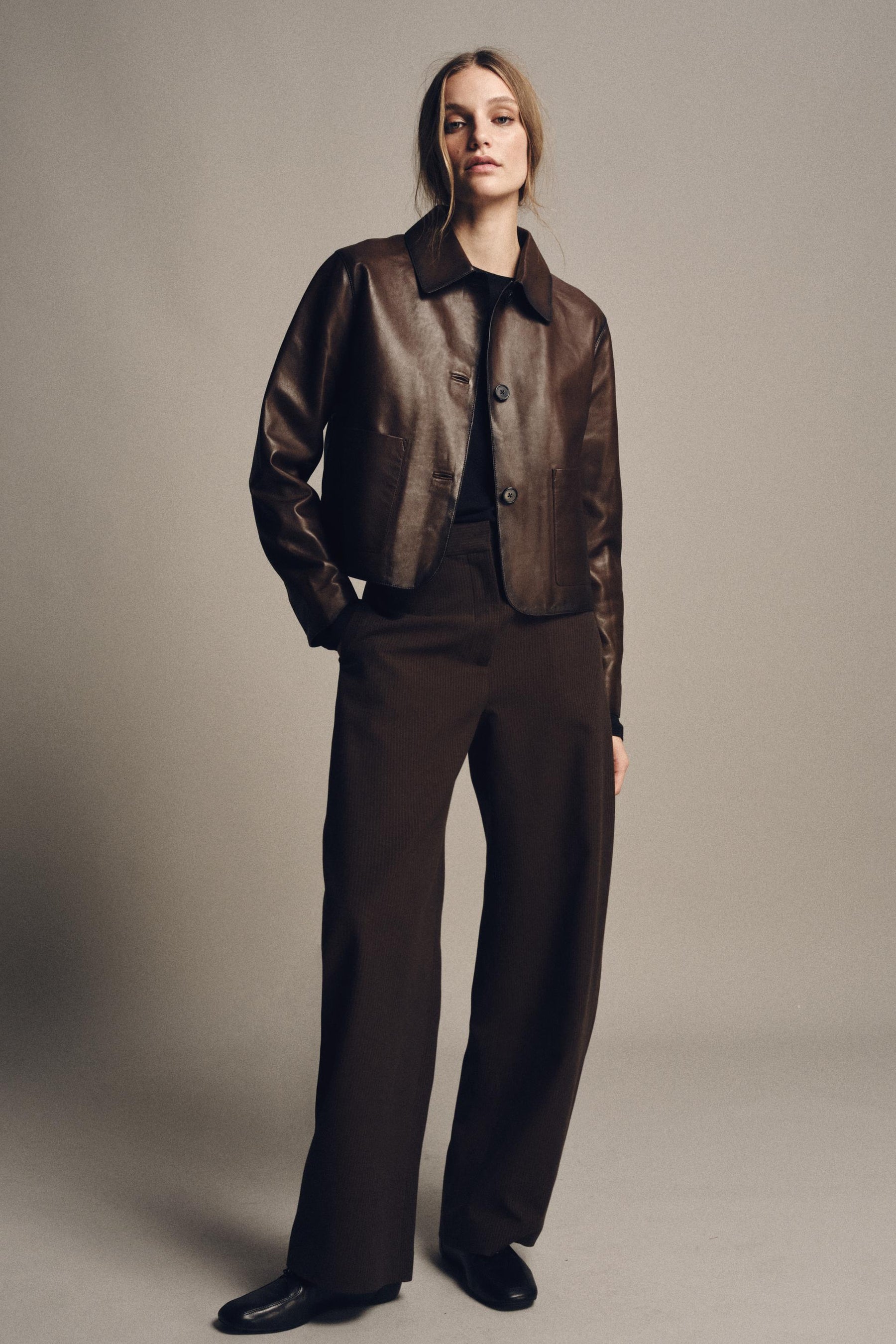 Gestreifte Ballonhose