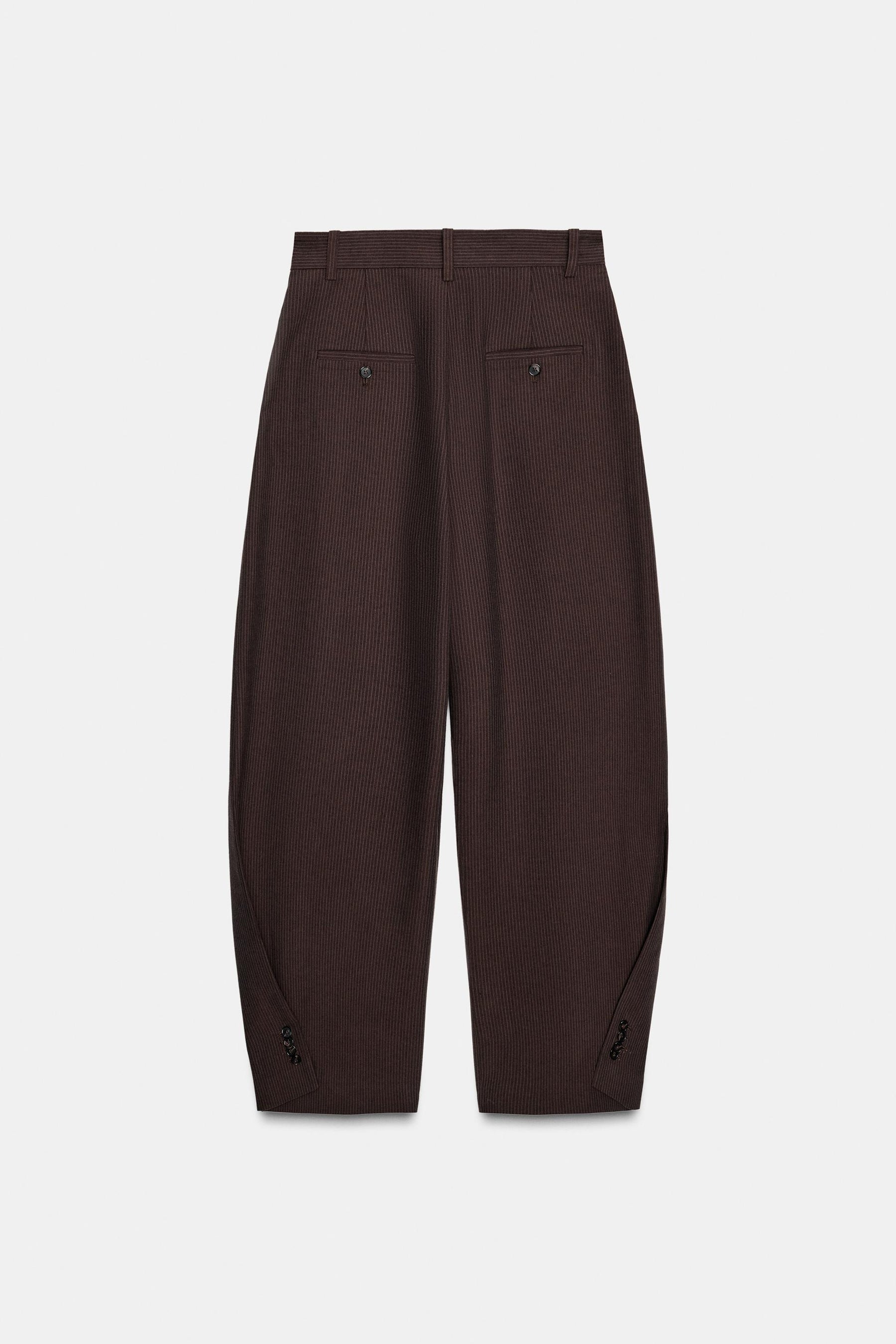 Gestreifte Ballonhose