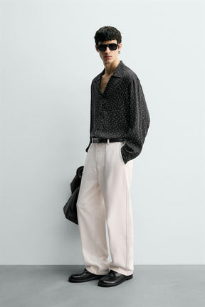 FLOWING POLKA DOT SHIRT - Image 3