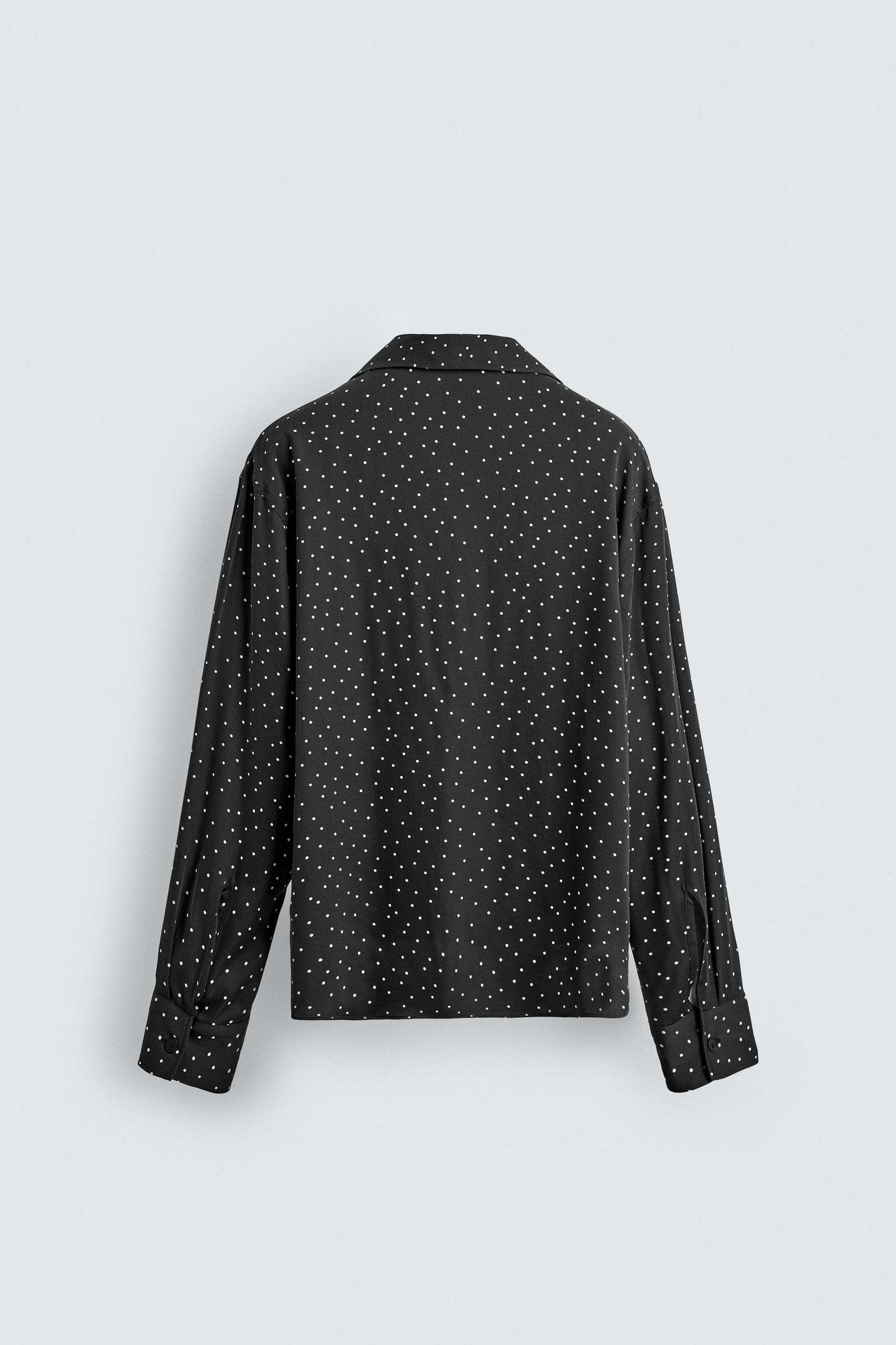 FLOWING POLKA DOT SHIRT - Image 7