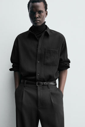 RELAXED FIT FLOWING SHIRT - Image 5