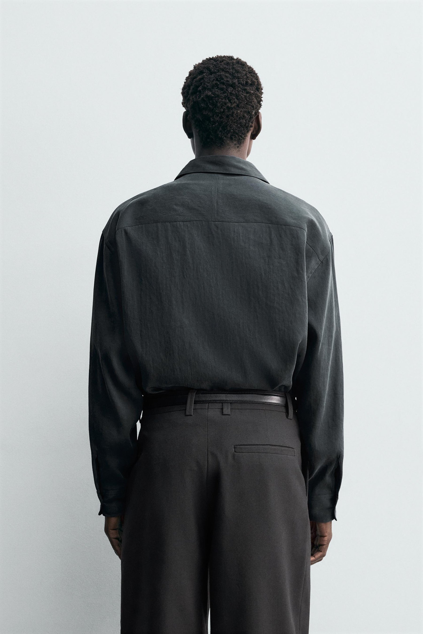 RELAXED FIT FLOWING SHIRT - Image 3